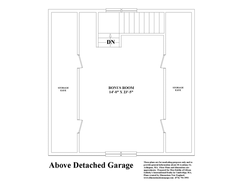 Floorplan - Above garage