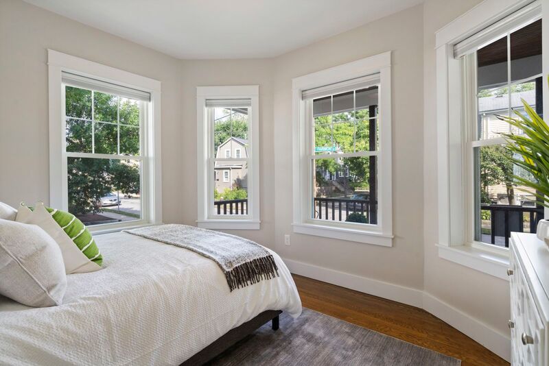 Front bedroom with bow windows