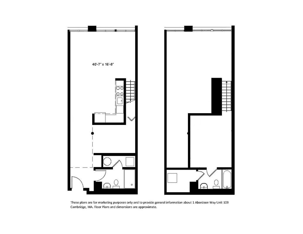 Floor plans - Main and Loft